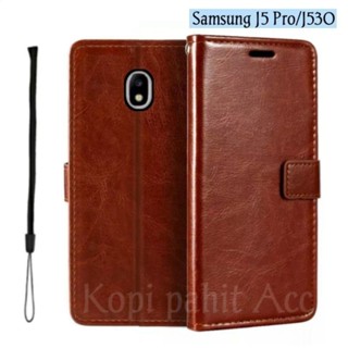 SAMSUNG Hp 三星 Galaxy J5 Pro J530 翻蓋錢包手機皮套磁性翻蓋錢包外殼