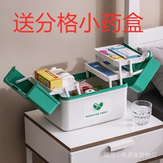 醫藥箱 收納箱 藥箱 化妝盒 桌上收納 工具箱 手提收納箱 收納 整理箱多功能醫藥箱傢用急救盒寶寶多層大容量便攜全套宿捨