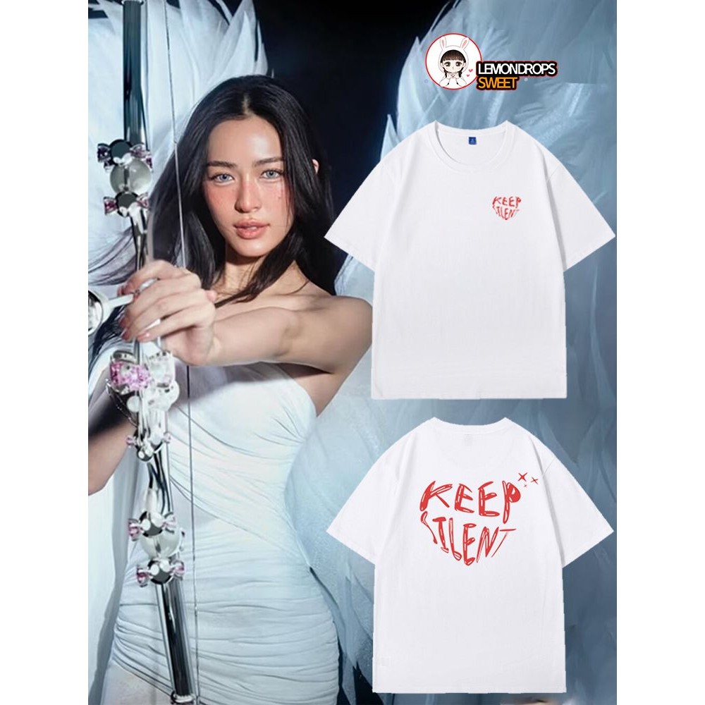 情人節愛心KEEPSILENT鄺玲玲T恤短袖女Always Wonder上衣服LF2.22