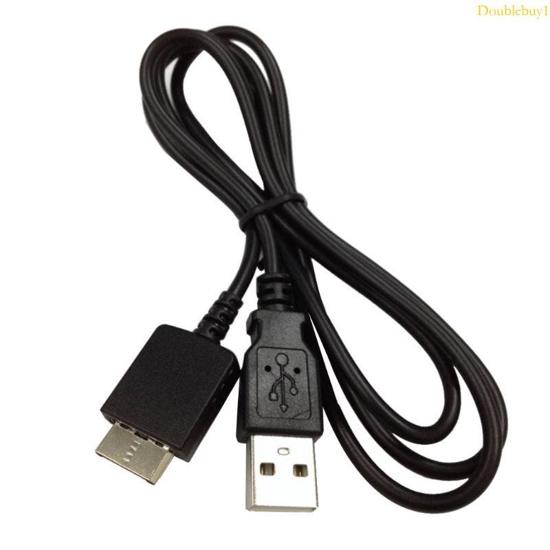 Dou 1 2m USB2 0 同步數據傳輸充電器充電數據線適用於索尼隨身聽 MP3 播放器 NWZ-S764BLK N