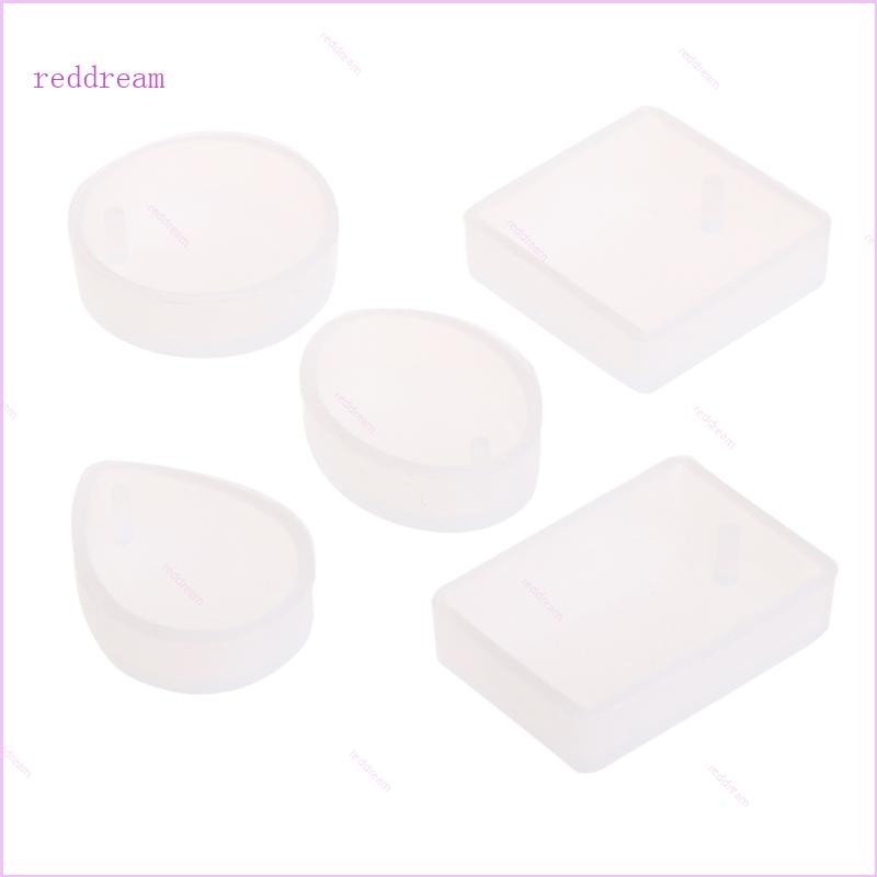Rerev 矽膠模具 5 件套 DIY 環氧樹脂水泥石膏模具裝飾配件