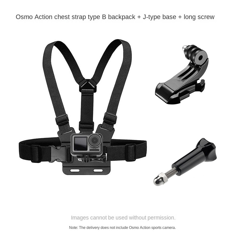 適用於DJI OSMO ACTION 2雙肩胸帶 GOPRO 9相機穩定支架配件