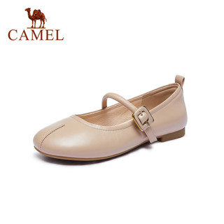CAMEL SPORTS駱駝 女式平底皮鞋 樂福鞋瑪麗珍鞋