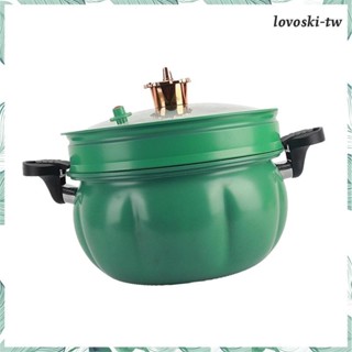 [LovoskiTW] 南瓜微壓鍋帶透明蓋不粘鍋多功能
