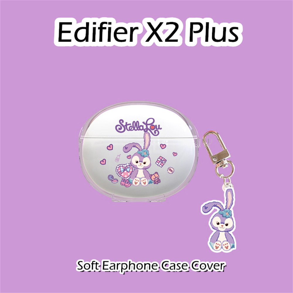 EDIFIER 【快速發貨】適用於漫步者 X2 Plus 保護套夏季風格卡通軟矽膠耳機保護套保護套