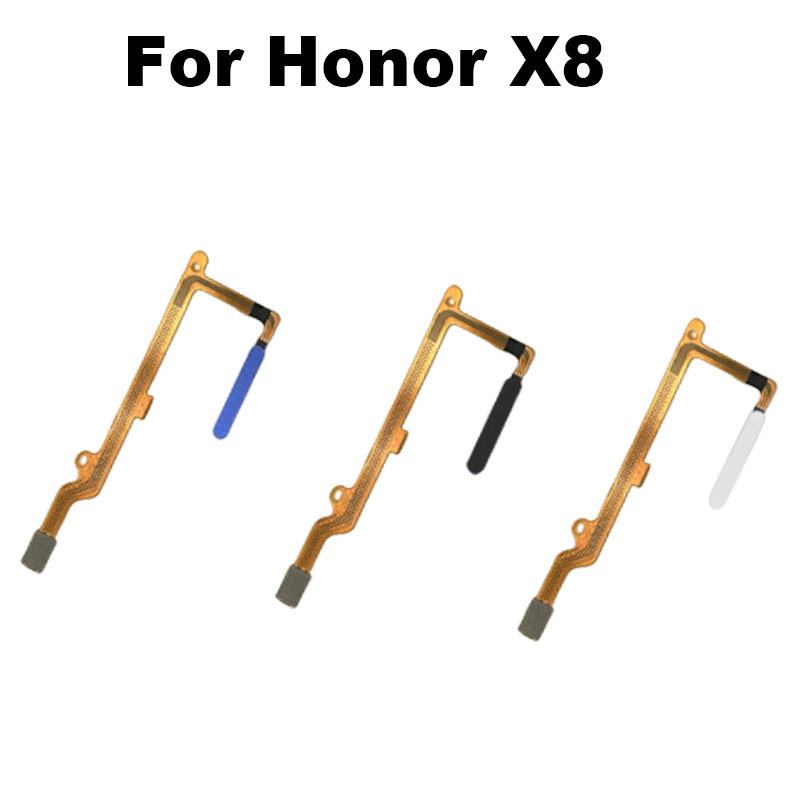 適用於華為 Honor X8 指紋傳感器電源按鈕排線觸摸 ID 傳感器 Home 按鈕智能手機零件 4G TFY-LX1