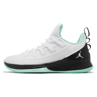 Nike 籃球鞋 Jordan Ultra Fly 2 Low 白 黑綠 喬丹 襪套 男鞋 ACS AH8110-114