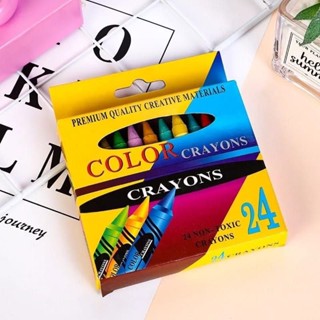 蠟筆包含 24 色彩色鉛筆圖片 24 支