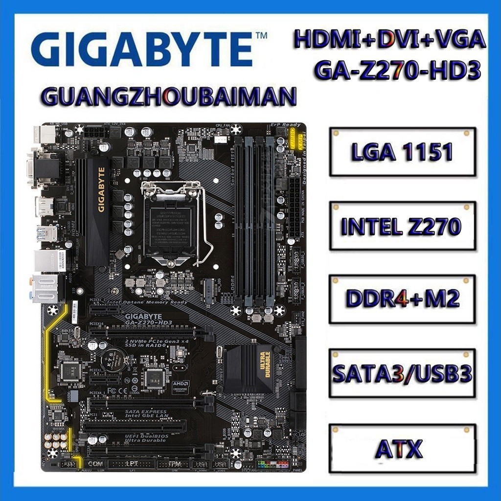 二手 Z270P-D3 / Z270-HD3 / Z270-GAMING3 / Z270-GAMING K3 / Z27