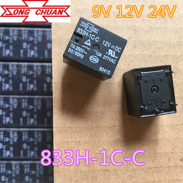 【全新原裝】松川T73 833H-1C-C/833-1A-F-C 4腳5腳 繼電器9V 12V 24V 量大價優