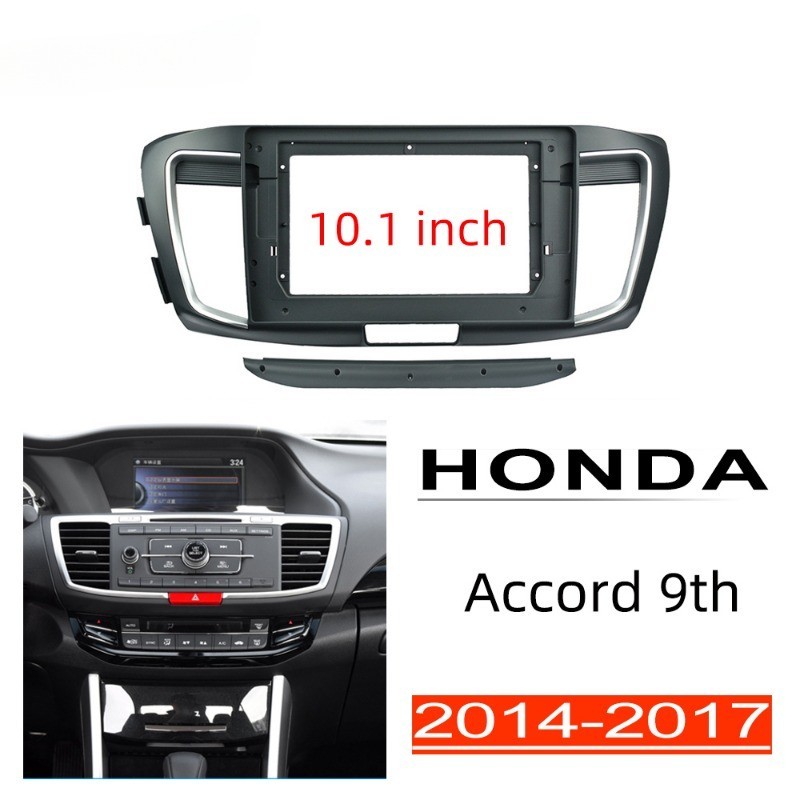 HONDA Lt Honxun 10.1 英寸汽車 android 主機儀表板安裝套件播放器面板板 2din 框架立體聲