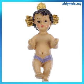 Zhiymais 耶穌娃娃雕像教堂裝飾品嬰兒樹脂神雕像娃娃