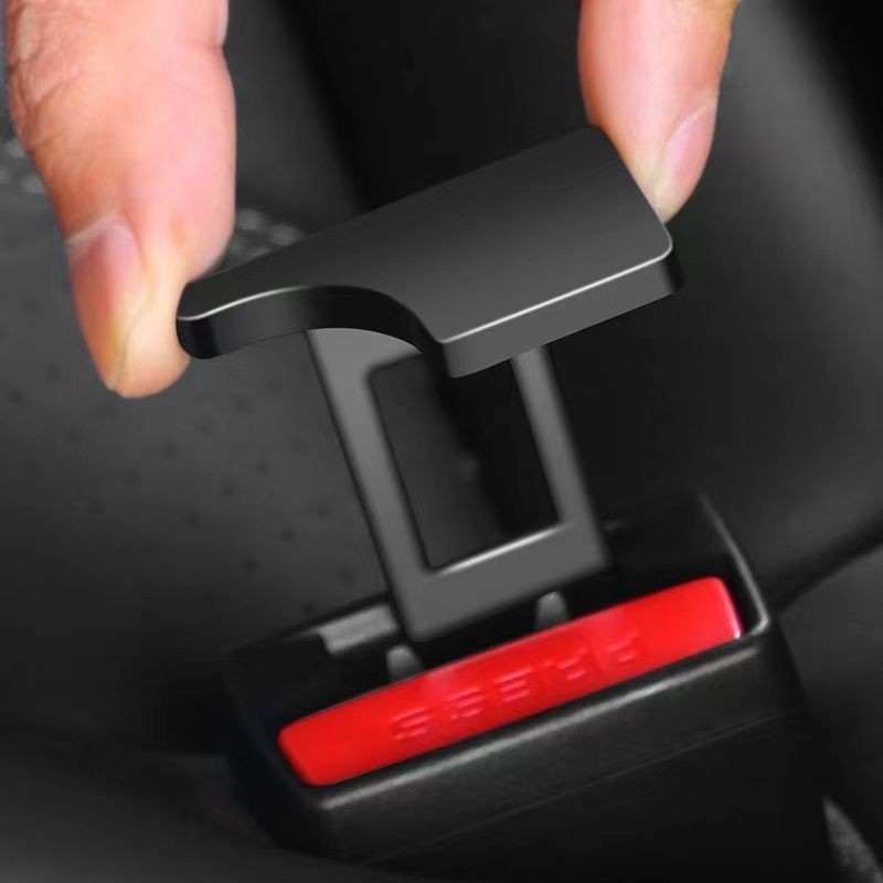 汽車安全帶扣塞,多功能消音器夾,隱藏式扣內飾通用設計。