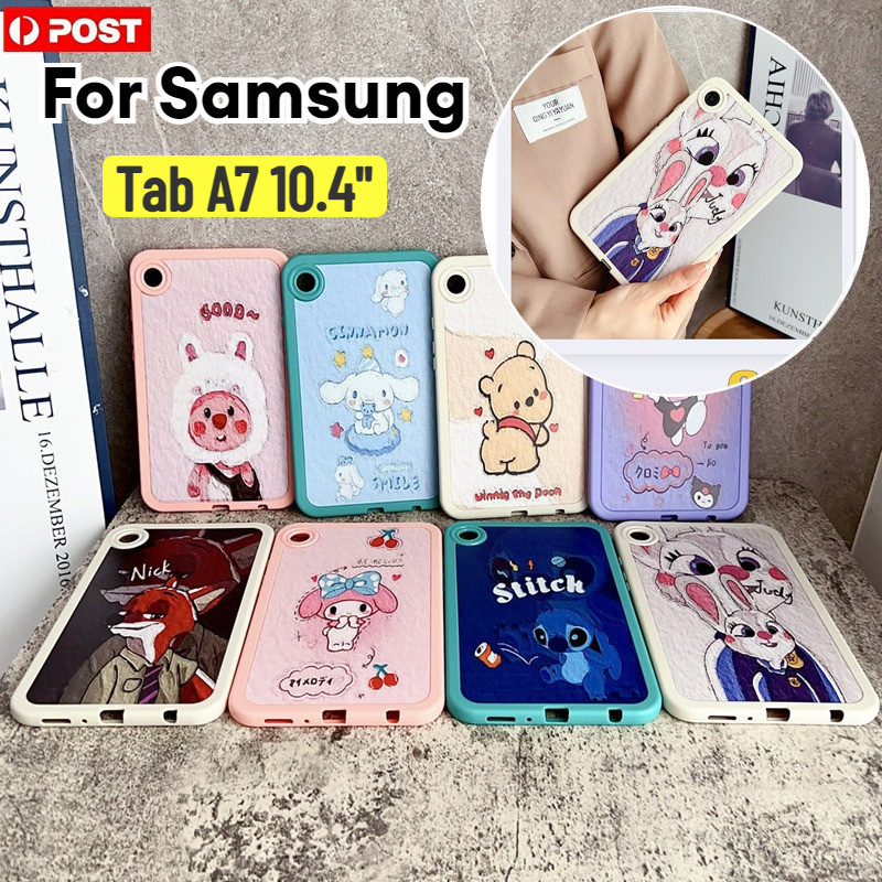SAMSUNG 油畫 TPU 手機殼適用於三星 Galaxy Tab A7 10.4 2020 SM-T500 T505