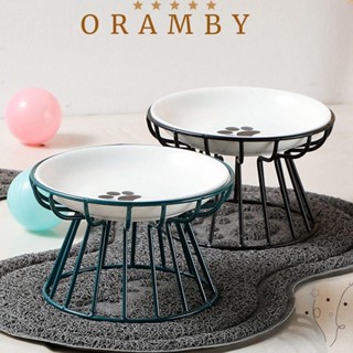 ORAMBEAUTY寵物碗創意高腳反周轉零食罐頭盤子