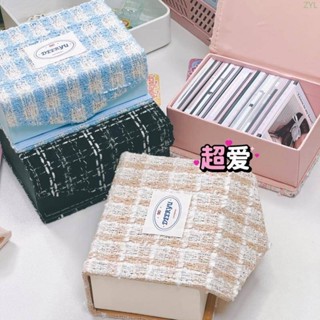【限時免運】小香風翻蓋收納盒咕卡小卡膜收納整理盒子多功能防塵盒磁吸卡盒女卡片收納盒卡片收藏盒卡膜小卡收納盒