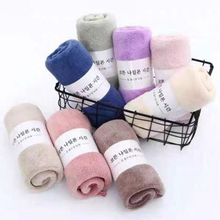 高品質韓國出口毛巾,大號 70x140cm,韓國毛巾大號柔軟羊毛(顏色隨機)