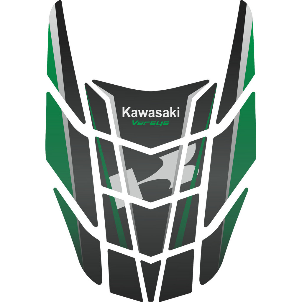 KAWASAKI 適用於川崎 Versys 650 1000 X300 Versys-X 坦克的 3D 摩托車油箱墊保護