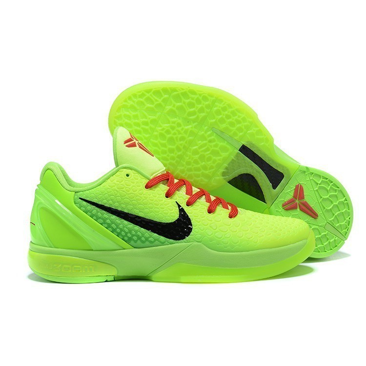 耐吉 Nike耐克zoom Kobe 6 protro聖誕綠色氣墊運動男籃球鞋戶外休閒q1227