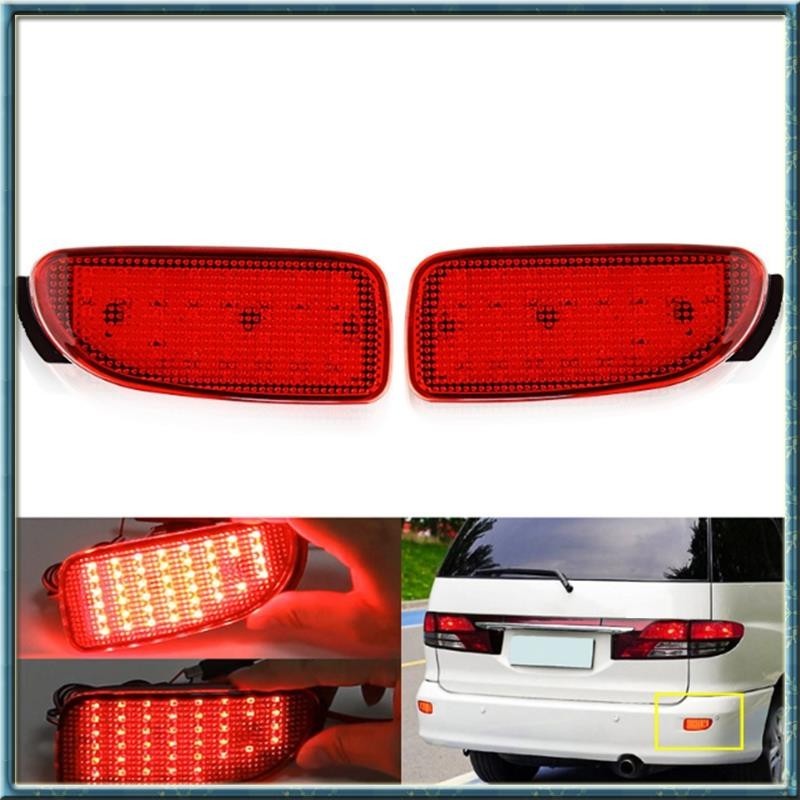 豐田 Previa Estima 30 系列汽車配件的汽車後保險槓 LED 尾剎車燈反射器燈紅色透鏡