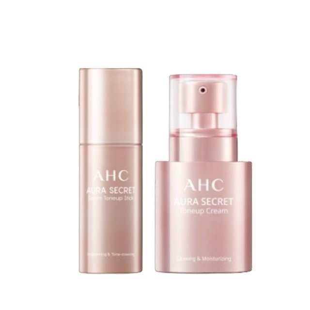 Ahc Aura Secret Serum 提亮棒 11g (SPF50) + Aqua Secret Tone-up