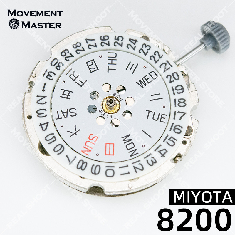 Pj miyota 8200手錶機芯手錶配件日本進口8200自動機械機芯