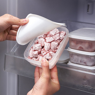日本進口凍肉盒冰箱肉類冷凍分裝盒蔥薑蒜專用收納食品級保鮮盒