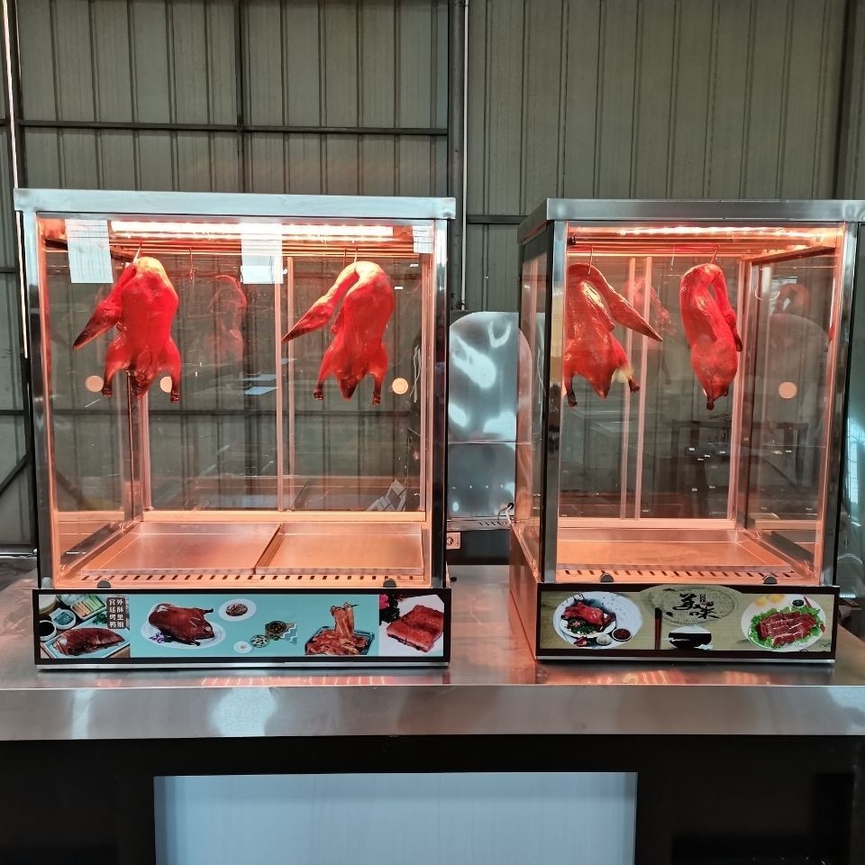 【精尖製造-現貨速發】脆皮五花肉保溫櫃北京烤鴨燒臘保溫櫃展示櫃熱風循環保溫櫃保溫箱