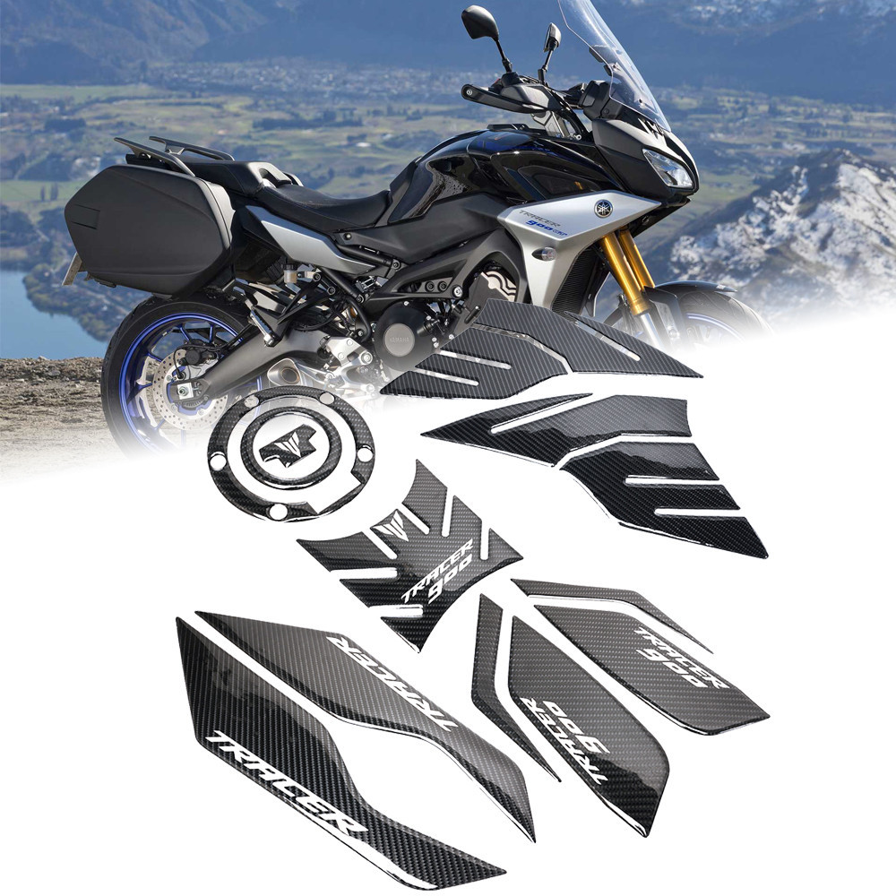 山葉 適用於 Yamaha Tracer 900 GT Tracer 900GT 2018-2020 摩托車 3D 碳纖
