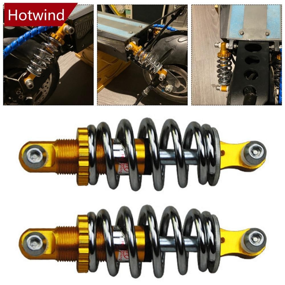Hotwind 2 件通用 125 毫米後減震器適用於電動自行車踏板車,E 自行車彈簧後減震器高性能 H6Y9
