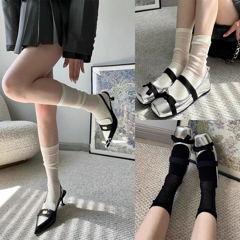 女絲襪jk洛麗塔甜美少女長襪絲襪日系純色黑色白色灰色及膝襪絲襪豎條紋女襪