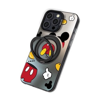 可愛卡通 老鼠 360磁吸支架手機保護殼 iPhone 16 15 14 13 12 Pro max Mini 16e