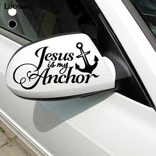 洛陽牡丹 JESUS IS MY ANCHOR車貼 基督教耶穌JESUS車貼