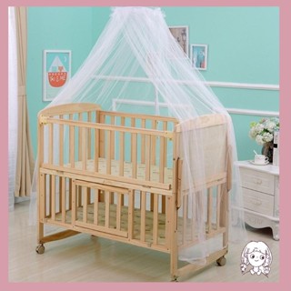 哈哈公主床罩網蚊帳透視圓形花邊圓頂嬰兒床