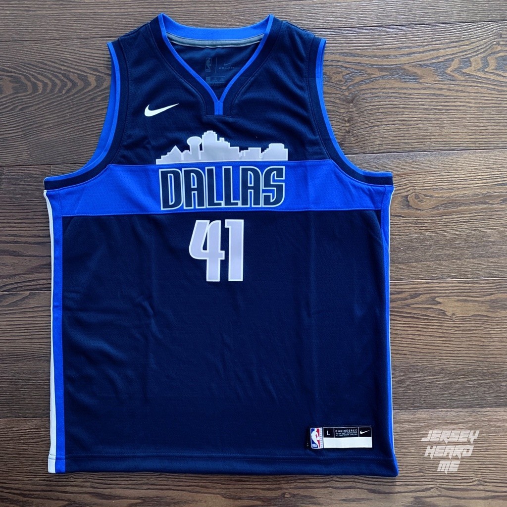 球衣熱賣 Dirk Nowitzki Dallas 達拉斯 獨行俠 天際線 青年版 NBA 球衣
