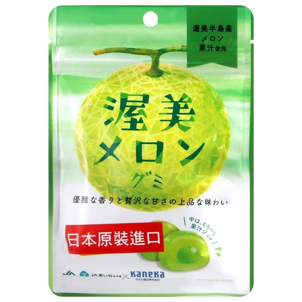 【享吃零食】日本 JAXkaneka 渥美哈密瓜 渥美哈蜜瓜 /靜岡草莓 夾心軟糖