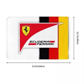 新款 Ferrari (7) 浴室法蘭絨地墊 廁所衛生間防滑腳墊 茶几門口吸水地墊 速乾進門地毯 客廳沙發臥室洗手間地墊