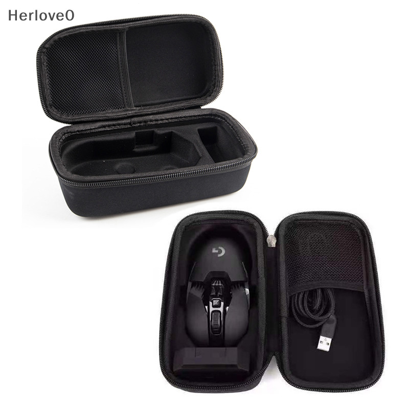 Herlove 無線鼠標收納包便攜包防震適用於羅技 G903/G900 TW