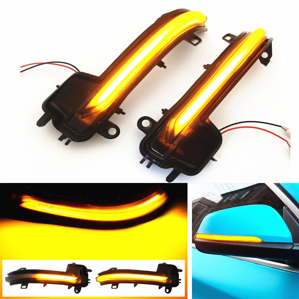 適用於 BMW X1 F48 X2 F39 2 系列 Active Tourer F45 的超亮 LED 動態後視鏡閃光