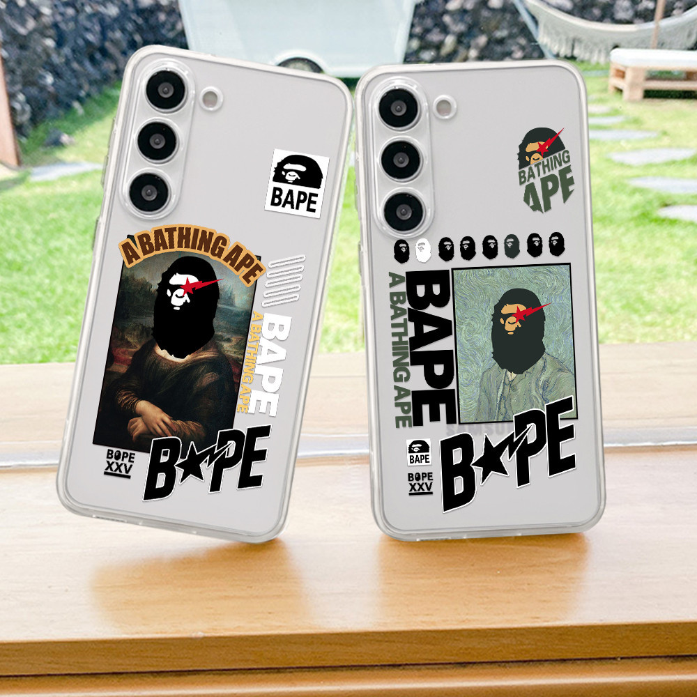 SAMSUNG Bape 幸運佛蜘蛛俠潮牌手機殼適用於三星 Galaxy S24 S22 S23 21 20 ULTRA