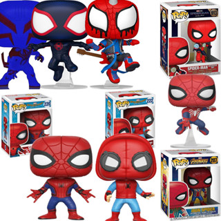 Marvel Funko Pop SpiderMan 2099 穿越蜘蛛俠蜘蛛朋克可動人偶模型玩具