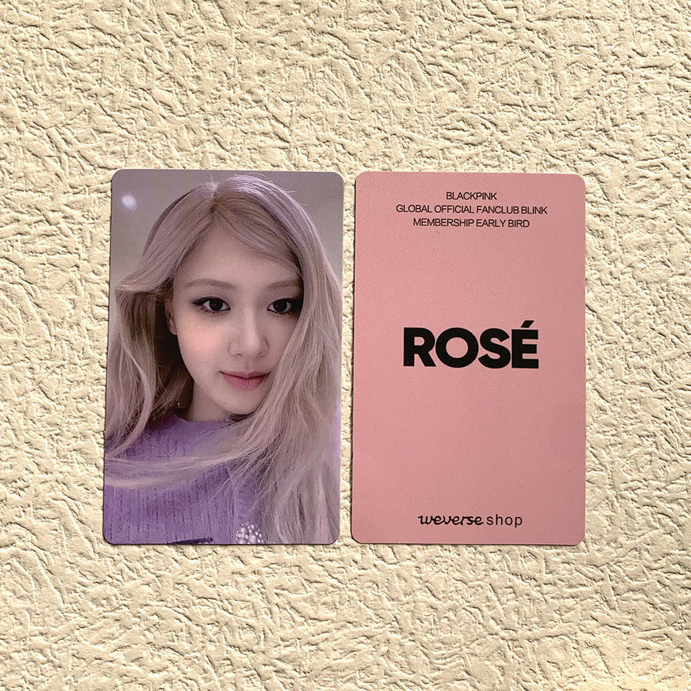 🔥臺灣出貨BLACKPINK小卡 membership early bird隨機卡 官周同款周邊BLINK