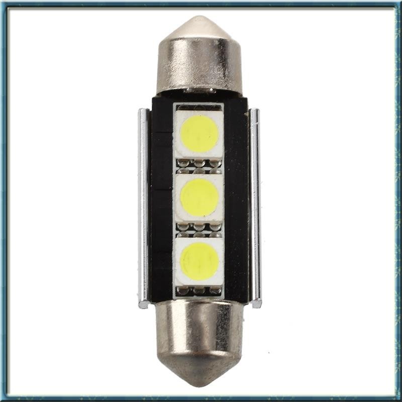 2x SMD LED Festoon 39 mm CANBUS C5W 12V 3 電源 SMD 車牌和閱讀燈 - 適用