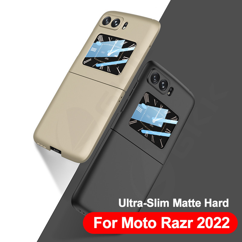 MOTOROLA 摩托羅拉 Razr 2022 保護套超薄全包,帶玻璃相機保護套,適用於 Moto Razr 2022
