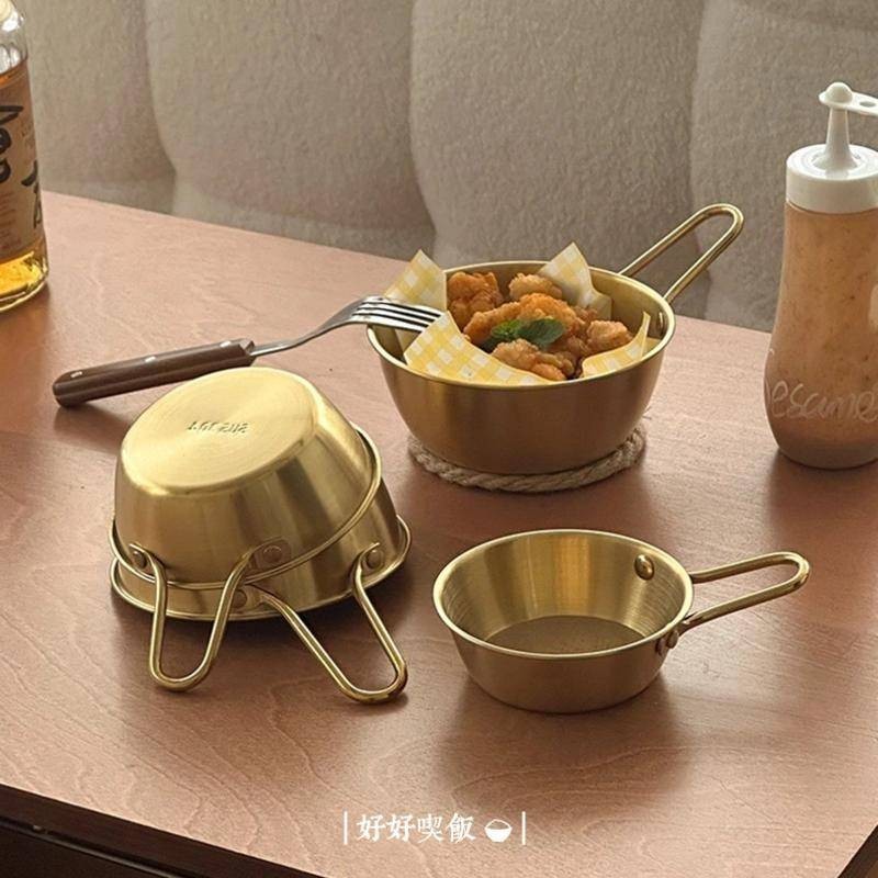 韓式不鏽鋼米酒帶把小碗🍴 韓系米酒碗 醬料碗 米酒碗 調料碗 304米酒碗 米酒小碗 單柄米酒碗 平底沙拉碗 料理碗