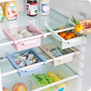 廚房冰箱收納架 創意多用冰箱收納架 保鮮隔層抽屜 隔板層架 廚房用品用具廚房置物架 雞蛋盒收納架子✔️