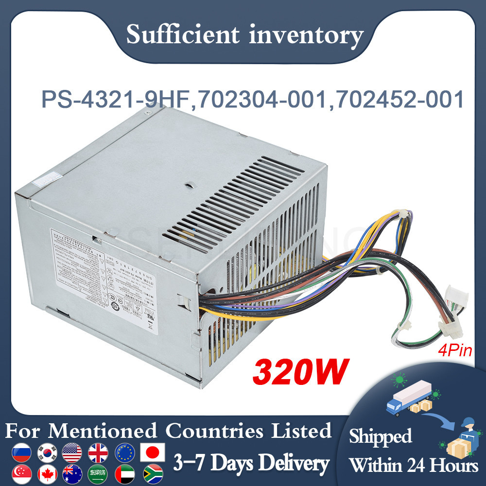 適用於 HP 800G1 600 G1 320W 電源 PS-4321-9HF 702304-001 702306-00