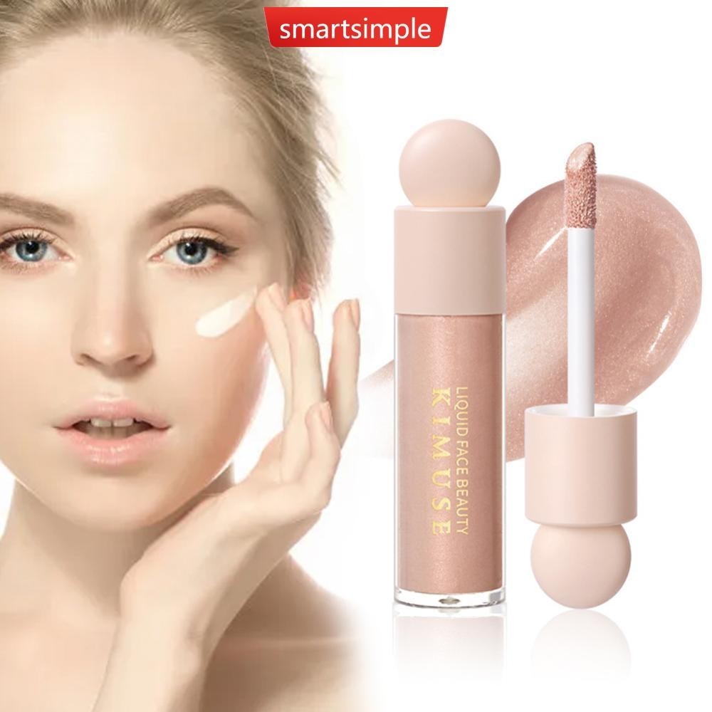 Smartsimple 20ml 美麗的熒光筆液體輪廓身體化妝女性亮白膚色發光配方光澤自然發光液體 H9L4