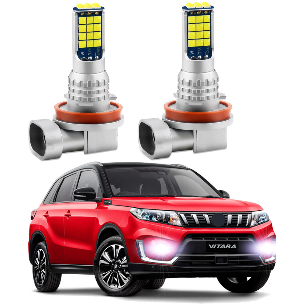 SUZUKI 2 件裝 LED 霧燈燈泡適用於鈴木 Vitara 適用於 Grand Vitara 2007-2021