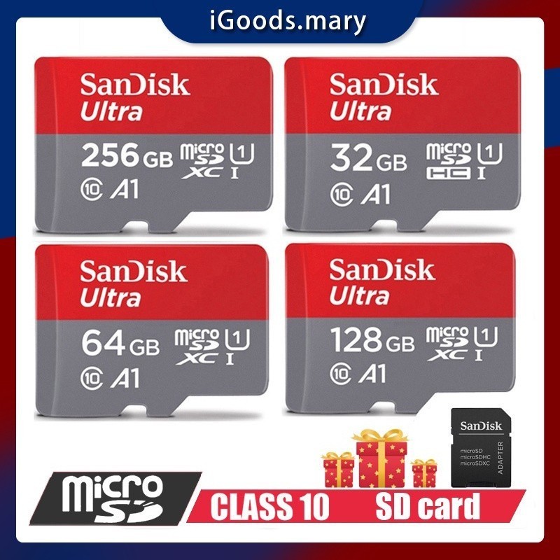 存儲卡 64GB 128GB 256GB 32GB Micro SD 卡 Class10 UHS-1 存儲卡 A1 15